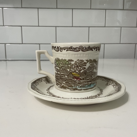 VTG Kensington Staffords Shakespeare's Sonnets Cup and Saucer Spring England - Picture 4 of 7